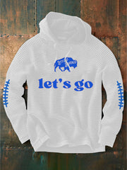 Men's Go Buffalo Football Fans Lovers Gameday Casual Sweatshirt