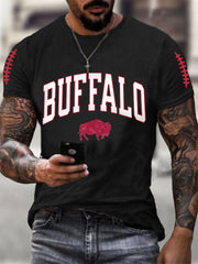 Men's Football Fans Lovers Gameday Casual Tee