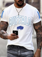 Men's Football Fans Lovers Gameday Casual Tee