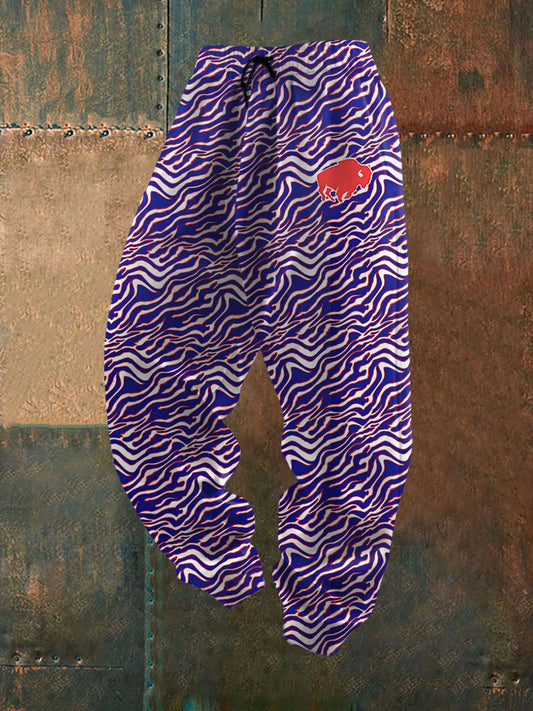 Men's Football Fans Lovers Gameday Casual Pants