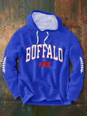 Men's Football Fans Lovers Gameday Casual Hoodie