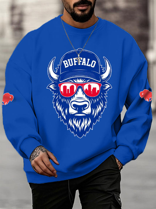 Men's Football Fans Lovers Gameday Casual Sweatshirt