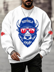 Men's Football Fans Lovers Gameday Casual Sweatshirt