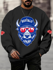 Men's Football Fans Lovers Gameday Casual Sweatshirt