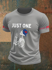 Men's Football Lover Buffalo Printed T-shirt