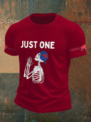 Men's Football Lover Buffalo Printed T-shirt