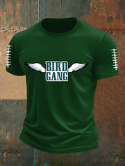 Men's Football Fans Lovers Gameday Casual Short Sleeve T-shirt