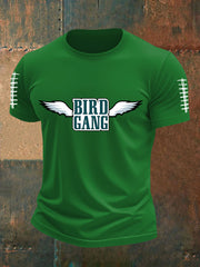 Men's Football Fans Lovers Gameday Casual Short Sleeve T-shirt