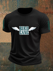 Men's Football Fans Lovers Gameday Casual Short Sleeve T-shirt