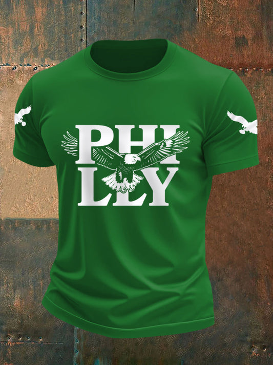 Men's Football Fans Lovers Gameday Casual Tee