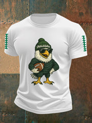 Men's Football Fans Lovers Gameday Casual Short Sleeve Tee