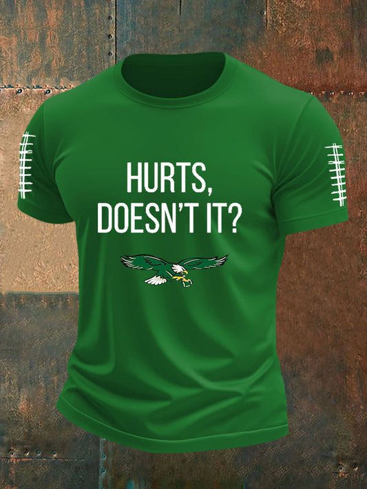 Men's Football Fans Lovers Gameday Casual Short Sleeve T-shirt