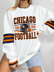 Women's Football Fans Lovers Gameday Casual Sweatshirt