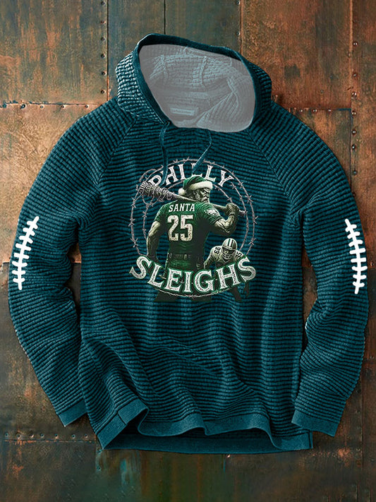 Men's Football Fans Lovers Gameday Casual French Terry Hoodie