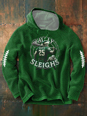 Men's Football Fans Lovers Gameday Casual French Terry Hoodie