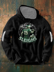 Men's Football Fans Lovers Gameday Casual French Terry Hoodie