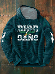 Men's Football Fans Lovers Gameday Casual French Terry Hoodie