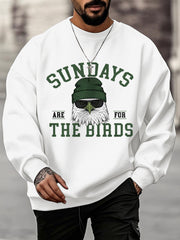 Men's Sundays Are For The Birds Football Fans Lovers Gameday Casual Sweatshirt