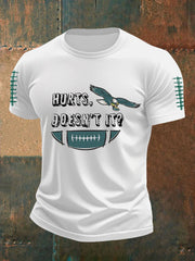 Men's Football Fans Lovers Gameday Casual Short Sleeve T-shirt