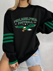Women's Football Fans Lovers Gameday Casual Sweatshirt