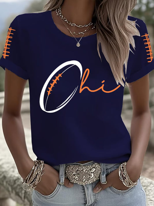Women's Football Fans Lovers Gameday T-shirt