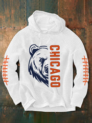 Men's Football Fans Lovers Gameday Casual French Terry Hoodie