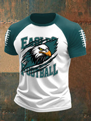 Men's Football Fans Lovers Gameday Casual short sleeve t-shirt