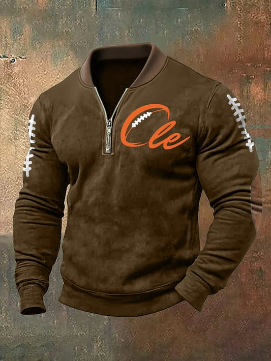 Men's Football Fans Lovers Gameday Casual Sweatshirt