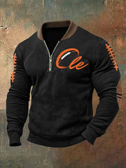 Men's Football Fans Lovers Gameday Casual Sweatshirt