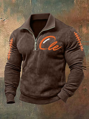 Men'sFootball Fans Lovers Gameday Casual Tops