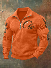 Men'sFootball Fans Lovers Gameday Casual Tops