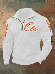 Men'sFootball Fans Lovers Gameday Casual Tops