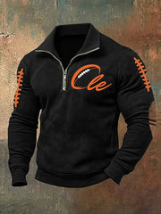 Men'sFootball Fans Lovers Gameday Casual Tops