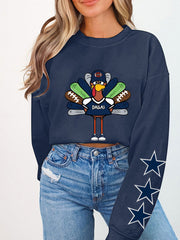 Women's Thanksgiving American Football Sweatshirt