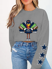 Women's Thanksgiving American Football Sweatshirt