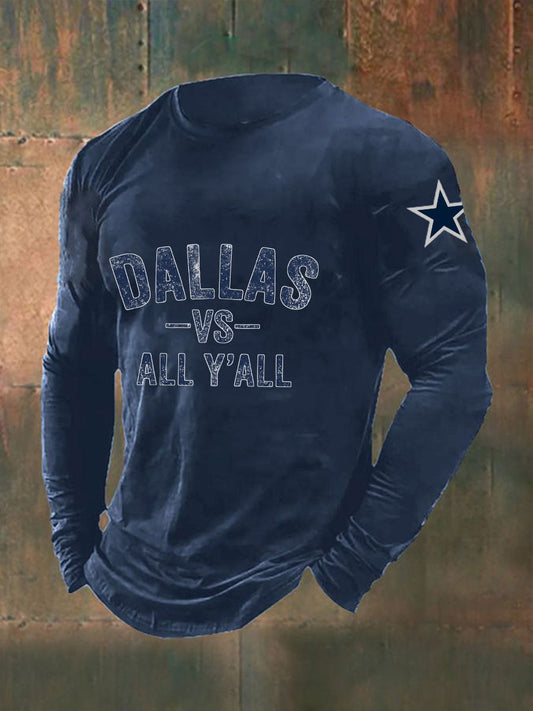 Men's American Football Long Sleeve T-Shirt