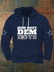 Men's American football hooded sweatshirt