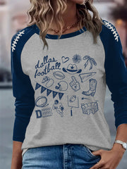 Women's American Football Long Sleeve T-Shirt