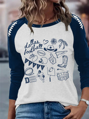 Women's American Football Long Sleeve T-Shirt