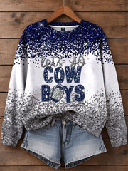 Women's American football sweatshirt
