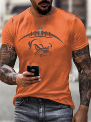 Men's Football Fans Lovers Gameday Casual short sleeves t-shirt