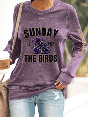 Women's Football Fans Lovers Gameday Casual Sweatshirt