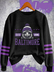 Women's Football Fans Lovers Gameday Casual Sweatshirt