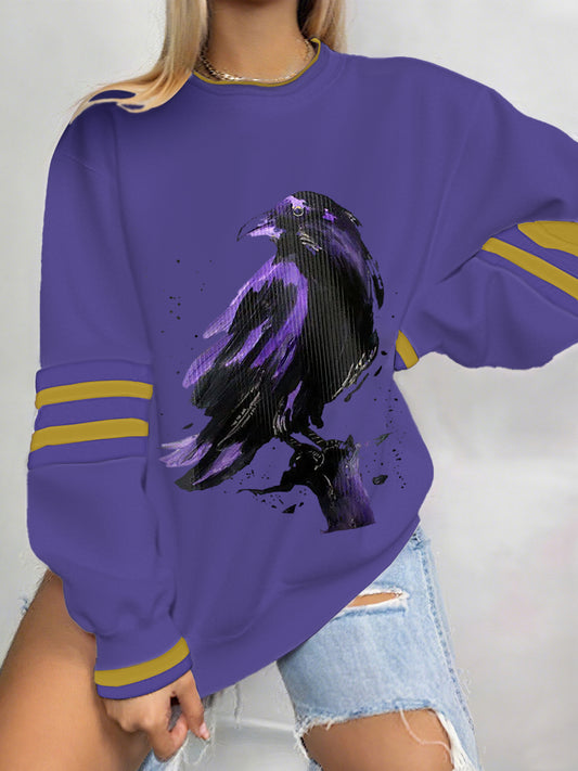 Women's Football Fans Lovers Gameday Casual Sweatshirt