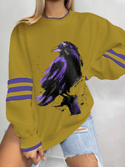 Women's Football Fans Lovers Gameday Casual Sweatshirt