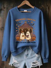 Women's Where You Haunt I Will Follow Print Sweatshirt