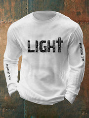Men's Christian Bible Verses Faith Waffle Long Sleeve T-Shirt