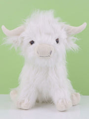 Highland Cow Plush Simulation Long-haired Cow Doll