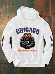 Men's The Monsters Are Back! Football Fans Lovers Gameday Casual Hoodie