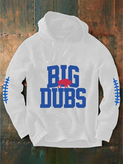Men's Go Buffalo Big Dubs Football Fans Lovers Gameday Casual French Terry Hoodie